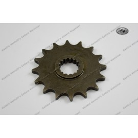 counter shaft sprocket 16 teeth 125 GS/MC from 1980 on, 250 GS/MC from 1981 on, all 350/390 from
