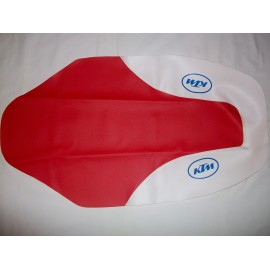 Seat Cover KTM 500/600 LC4 Modell 1990 Red-white