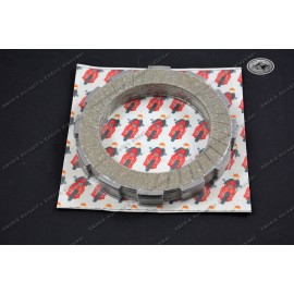 Clutch Disc Kit KTM 250 GS and 400 GS/MC 1973-1978. Includes 7 pieces fibre clutch discs.