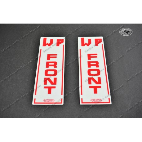 White Power WP Super Front Suspension 4054 Fork Decal Kit Grey