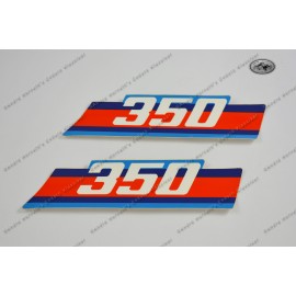 Radiator spoiler decals KTM 350 1986