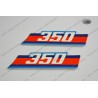 Radiator spoiler decals KTM 350 1986