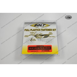 Full Plastics Fastener Kit Honda CR125 1993-1997 and CR 250 1992-1996