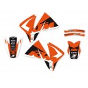 Dekorsatz Blackbird KTM 125/250/300/400/520 EXC 2001-2002