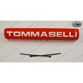Handlebar Pad Tommaselli Red with white 240mm length