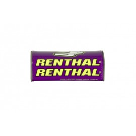 Renthal Handlebar Aluminium Retro 90s Purple Enduro RC High (width 814mm, Height 119mm) with handlebar pad