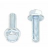 Bolt Hex Head Flange Bolt Kit M6x1x20  10 Pieces