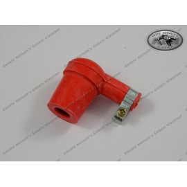 Kerzenstecker NGK Silikon rot, 90 Grad abgewinkelt, wasserdicht und hoch hitzebeständig