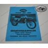 Ersatzteilkatalog Fahrwerk KTM 420 MC80 Ausgabe Mai 1979 Deutsch/Englisch/Italienisch/Französisch