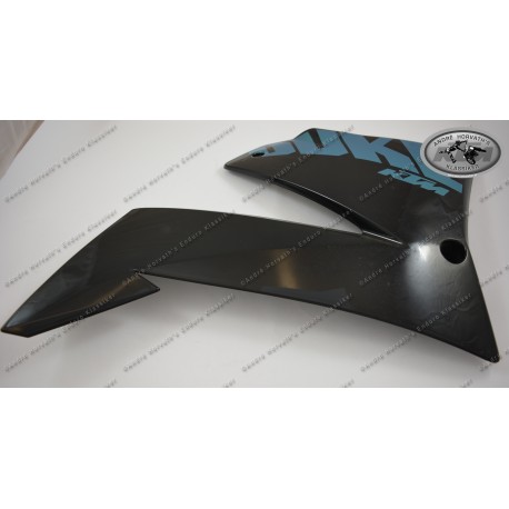 Radiator Spoiler right KTM 640 LC4 2004 black orange Decals in mould