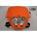 Headlight UFO Cruiser Orange Bilux E-approved
