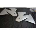 Radiator Spoiler Kit Acerbis Silver KTM 125/250/300/380 SX/EXC 2-Stroke Models 1998-2000 new old stock