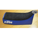 Special Seat KTM 125 GS 1984 for large gas tank, one piece only