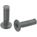 Moose Racing grips grey, half waffle design with high traction chevron