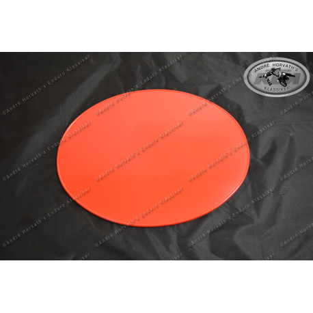 Startnummerntafel Plastik rot oval, Grösse 280x230mm z. B. Maico, Honda etc.