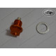 Oil Drain Plug magnetic M12x1,5 Orange anodised complete with seal ring