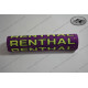 Renthal Vintage Lenkerrolle Textil Polyester Material Standard 22mm Lenker Retro 90s Violett gelb