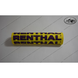 Renthal Vintage Handlebar Pad Textile Polyester Standard 22mm Retro 90s Yellow Purple