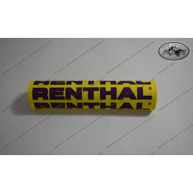Renthal Vintage Handlebar Pad Textile Polyester Standard 22mm Retro 90s Purple Yellow