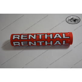 Renthal Vintage Handlebar Pad Textile Polyester Standard 22mm Retro 90s Red White