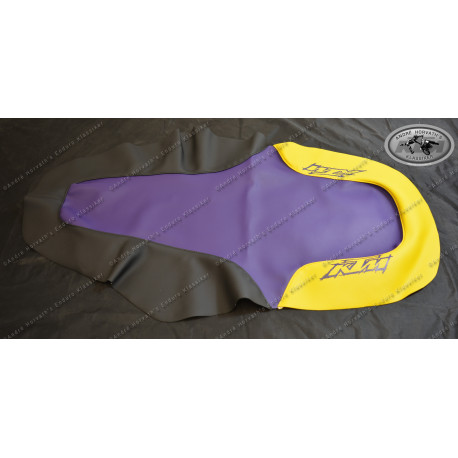 Seat Cover Purple Black with white Logo KTM 350 LC4, 400 LC4, 600 LC4 Model 1993