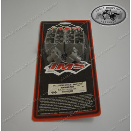 Foot Peg Kit IMS Super Stock, wide, steel coated Kawasaki KX 125/250 2002-2004