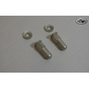 Rim Lock Nut and Spacer Kit Silver
