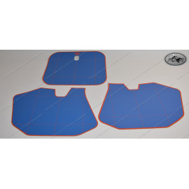 number plate decal kit blue KTM MX models 1985-1986