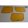 Husqvarna Number Plate Decal Kit Yellow CR 500 1983