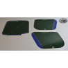 Husqvarna Number Plate Decal Kit Green CR 250 1984