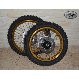 Radsatz Excel Felgen mit Talon Naben für Kawasaki KX125/250 2003-2008 und KX250F 2003-08/K