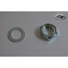 Bolt Rear Axle Nut M22 and Washer for japanese MX models