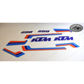 decal kit KTM models 1981 125/250/350/390/420/495, on special order, please verify cylinder capacity