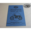 KTM Spare Parts Manual Frame 1974