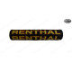 Renthal Vintage Handlebar Pad Textile Polyester Standard 22mm Retro 90s Black Yellow