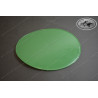 Number Plate oval green, size 265x215mm