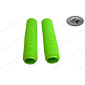 fork boots kit GREEN 40-43mm/460mm