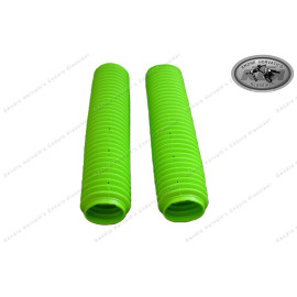 fork boots kit GREEN 40-43mm/460mm