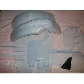 Plastiksatz KTM 125 MX 1991-1992 beinhaltet alle Teile am Foto