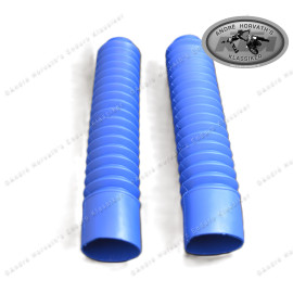 fork boots kit Blue 35mm/330mm length