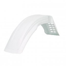 Acerbis Baja Front Fender White with airvents and cover