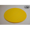 Preston Petty Number Plate Plastic oval Yellow Size 285x235mm
