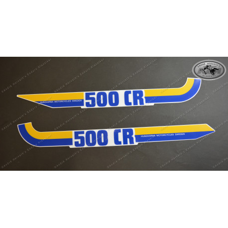 Husqvarna Seitendeckel Aufklebersatz CR 500 1983