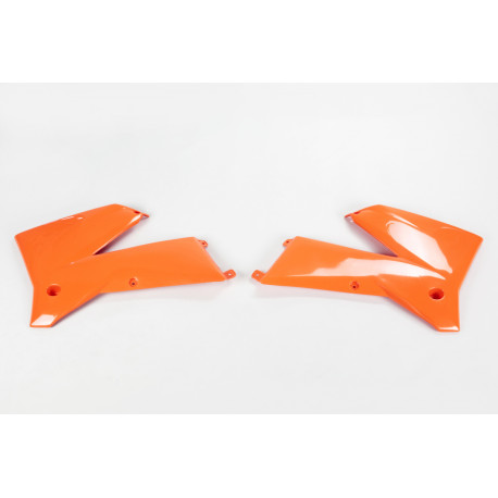 Radiator Spoiler Kit Orange for KTM 125/250/300/450/525 2005-2006, EXC up to 2007