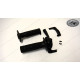Domino single throttle grip for 4-stroke bikes like Husqvarna 610 TE complete with two grip rubbers