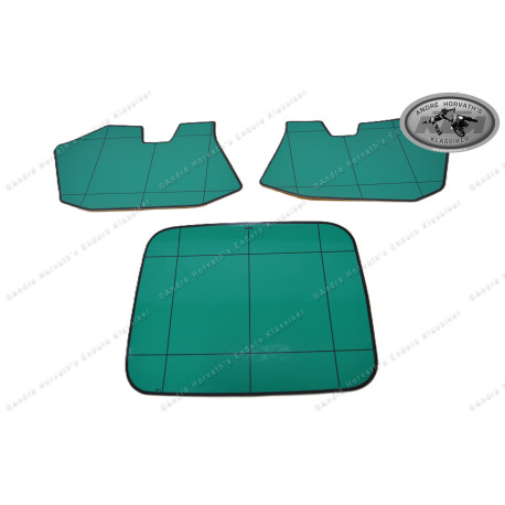 number plate decal kit green KTM MX models 1984