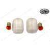 Turn Signal Lens Kit Clear with orange Bulbs KTM 1993-97
