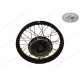Rear Wheel NEU KTM GS/MC Models 1973-1983 large rear hub, new black Morad Rim in 2.15x18