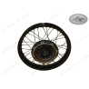 Hinterrad komplett NEU KTM GS/MC Modelle 1973-1983 grosse Nabe, neue schwarze Morad Felge in 2.15x18