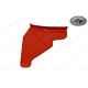 Chain Guard Plastic RED all KTM GS models 1974-1975, original new old stock part in ABS Plastic